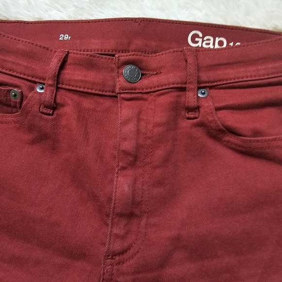 Gap 1969 red jeans womens‎ size 29 regular - Picture 2 of 12